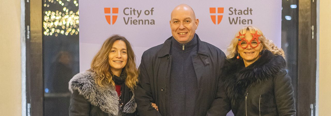 Das Team des Internationalen Büros der Stadt Wien in Belgrad