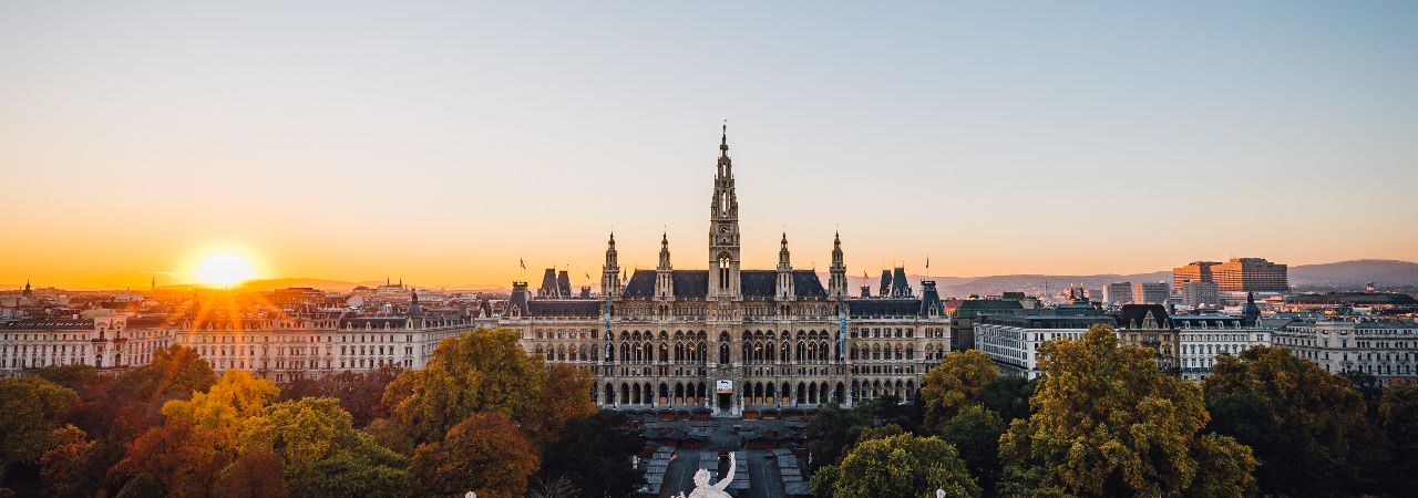 Blick aufs Wiener Rathaus